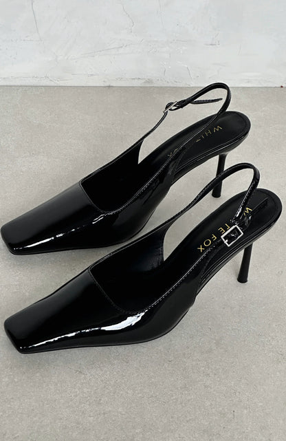 Ella Heels Black Patent