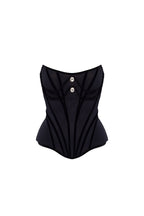 Noir corset Parisienne