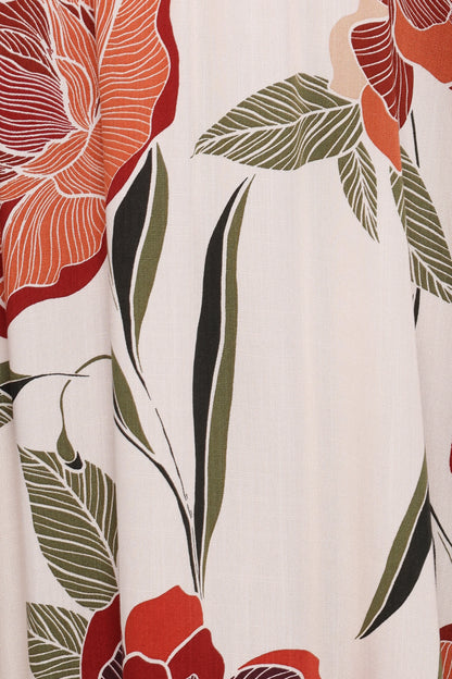Cerwin Midi Dress Fall Floral