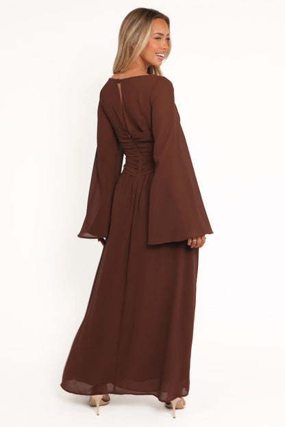 Samara Maxi Dress Brown