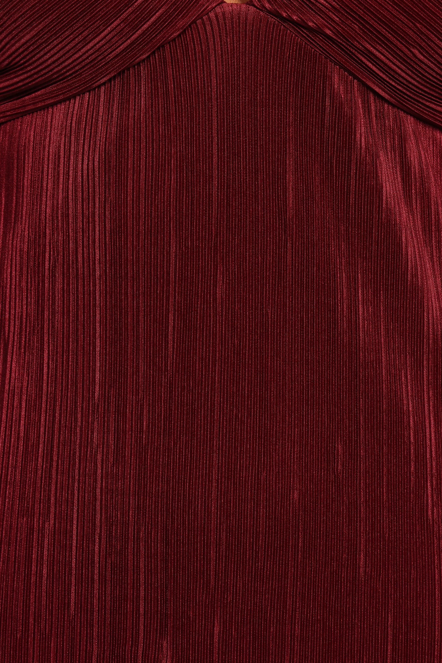 Safi Plisse Maxi Dress Wine
