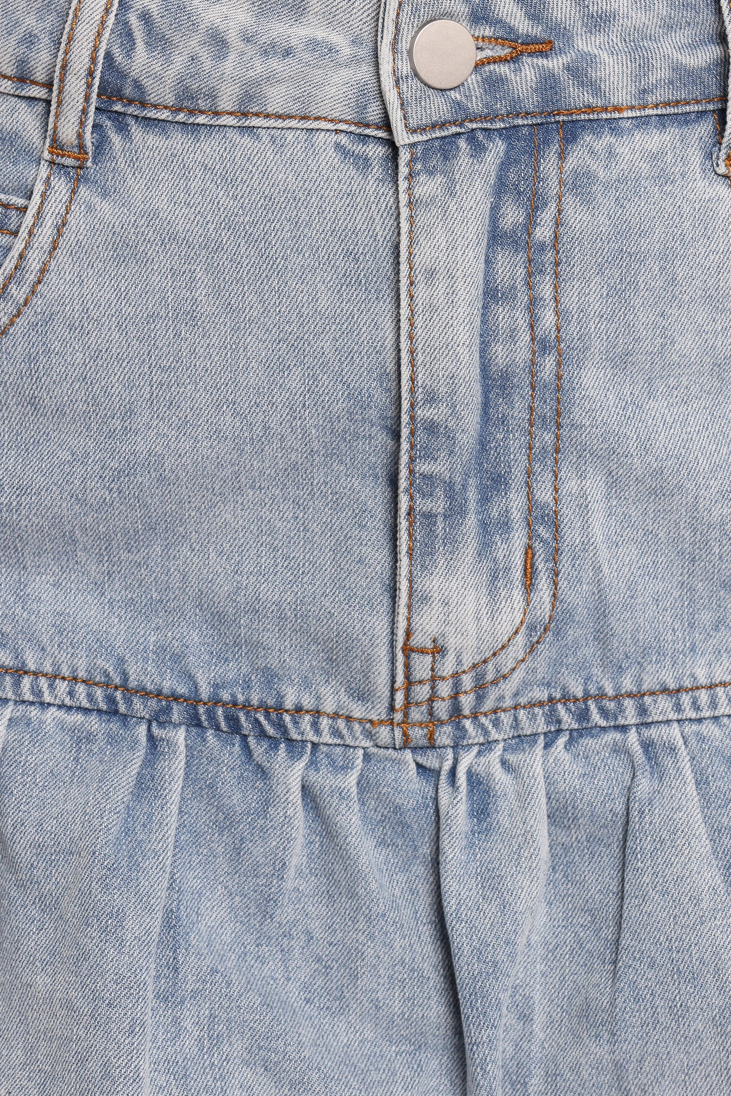 Fomi Denim Bubble Skirt Medium Denim