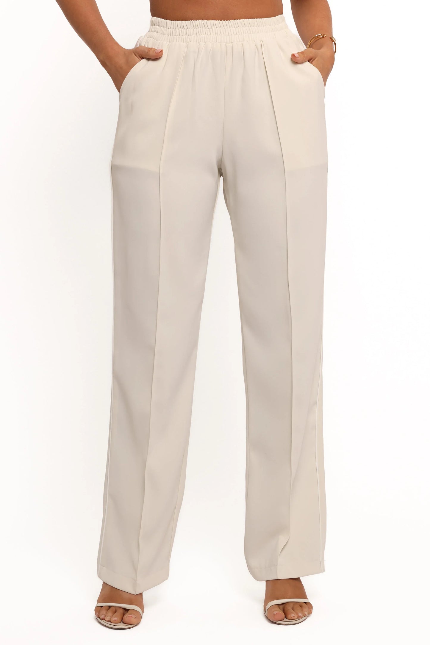 Roben Pants White Cream