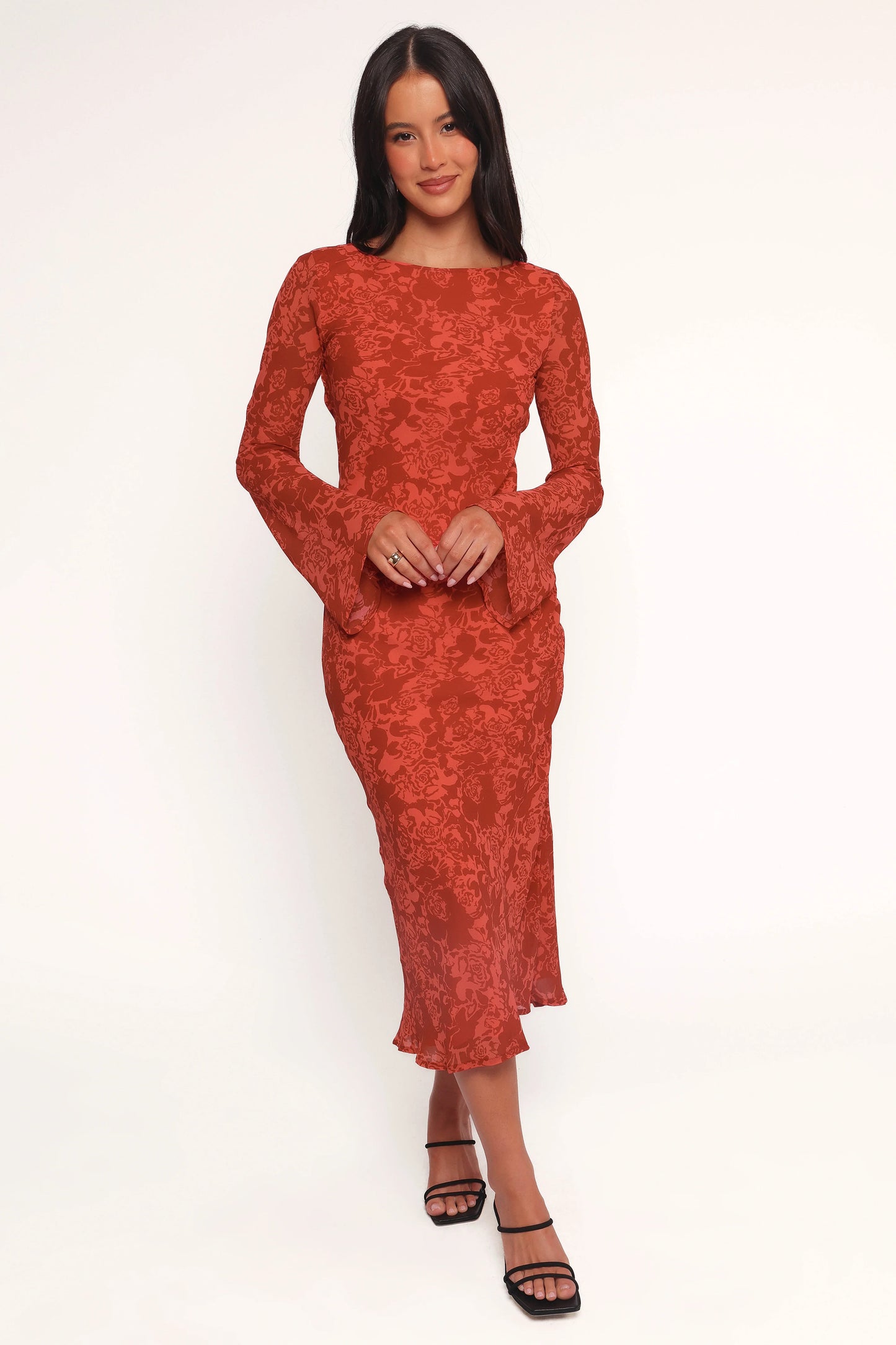 Talitha Maxi Dress Red Roses