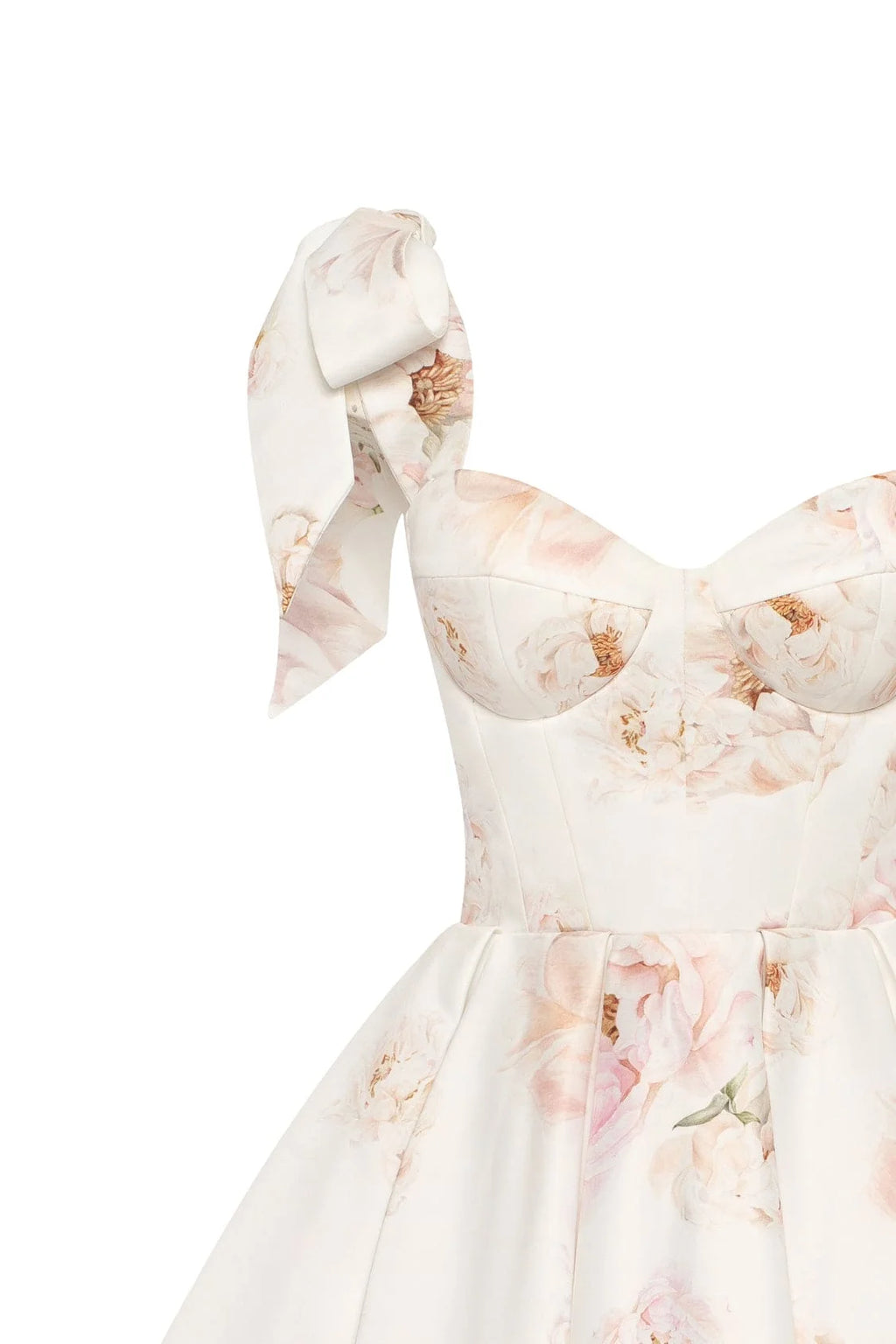 Splendor pink peony mini dress on straps Garden of Eden
