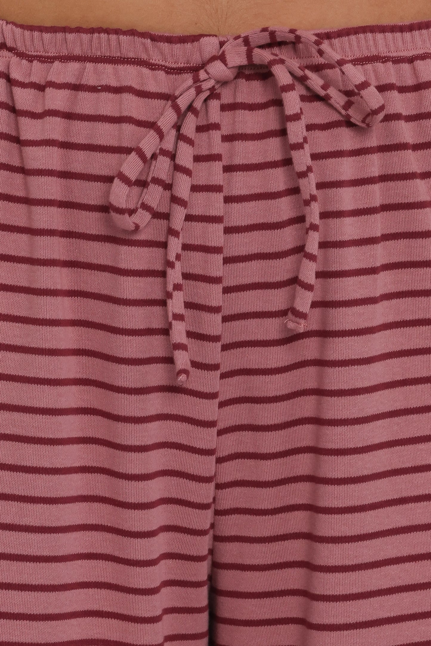 Wilda Knit Pant Pink Red Stripe