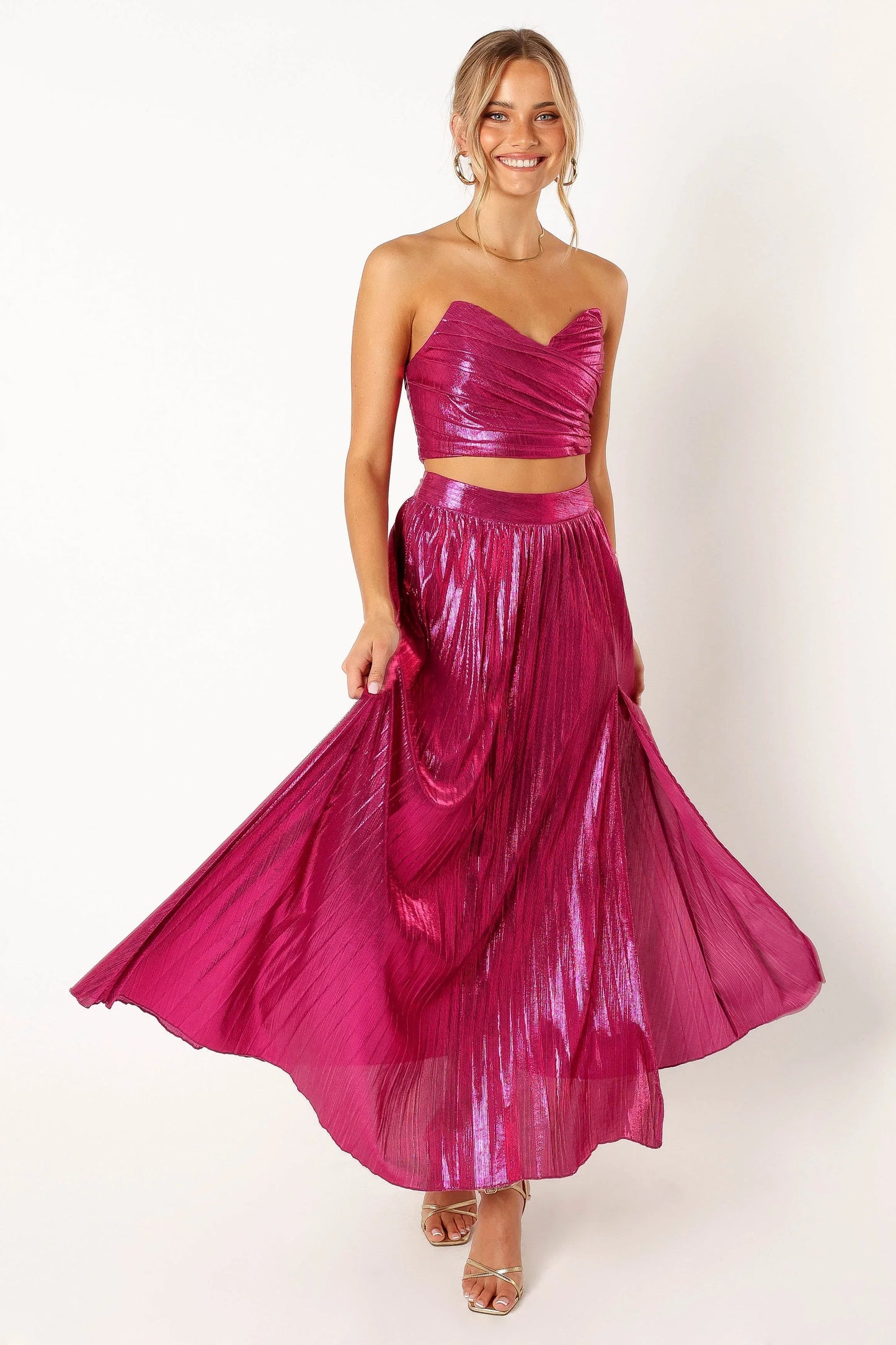 Hana Two Piece Set Fuchsia