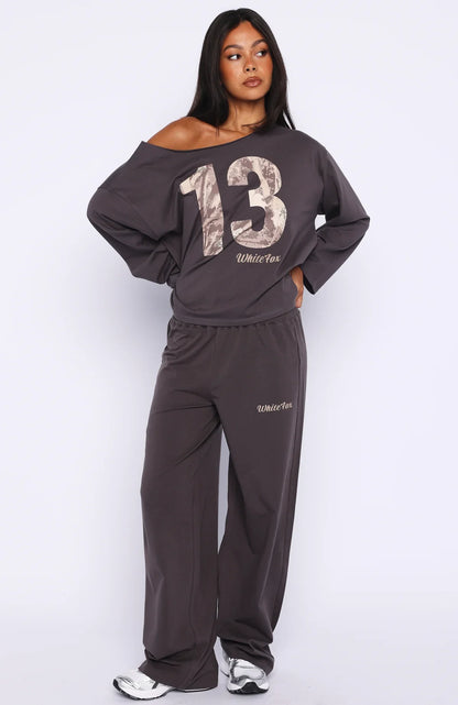 All A Dream Track Pants Charcoal