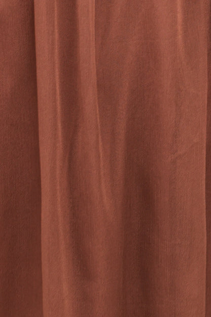 Neveah Long Sleeve Maxi Dress Chocolate