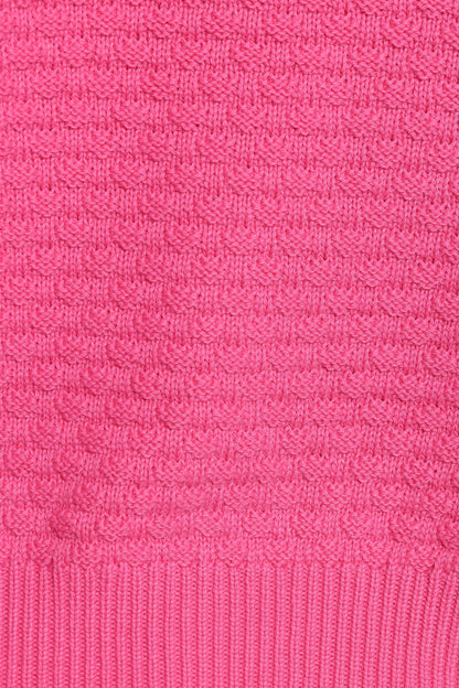 Greer Quarter Sleeve Cardigan Hot Pink