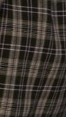 Arli Button Up Shirt Black Beige Plaid