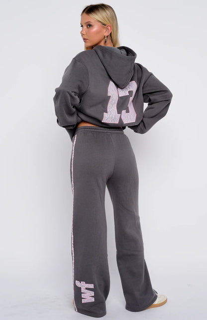 Gave You Everything Wide Leg Sweatpants Volcanic