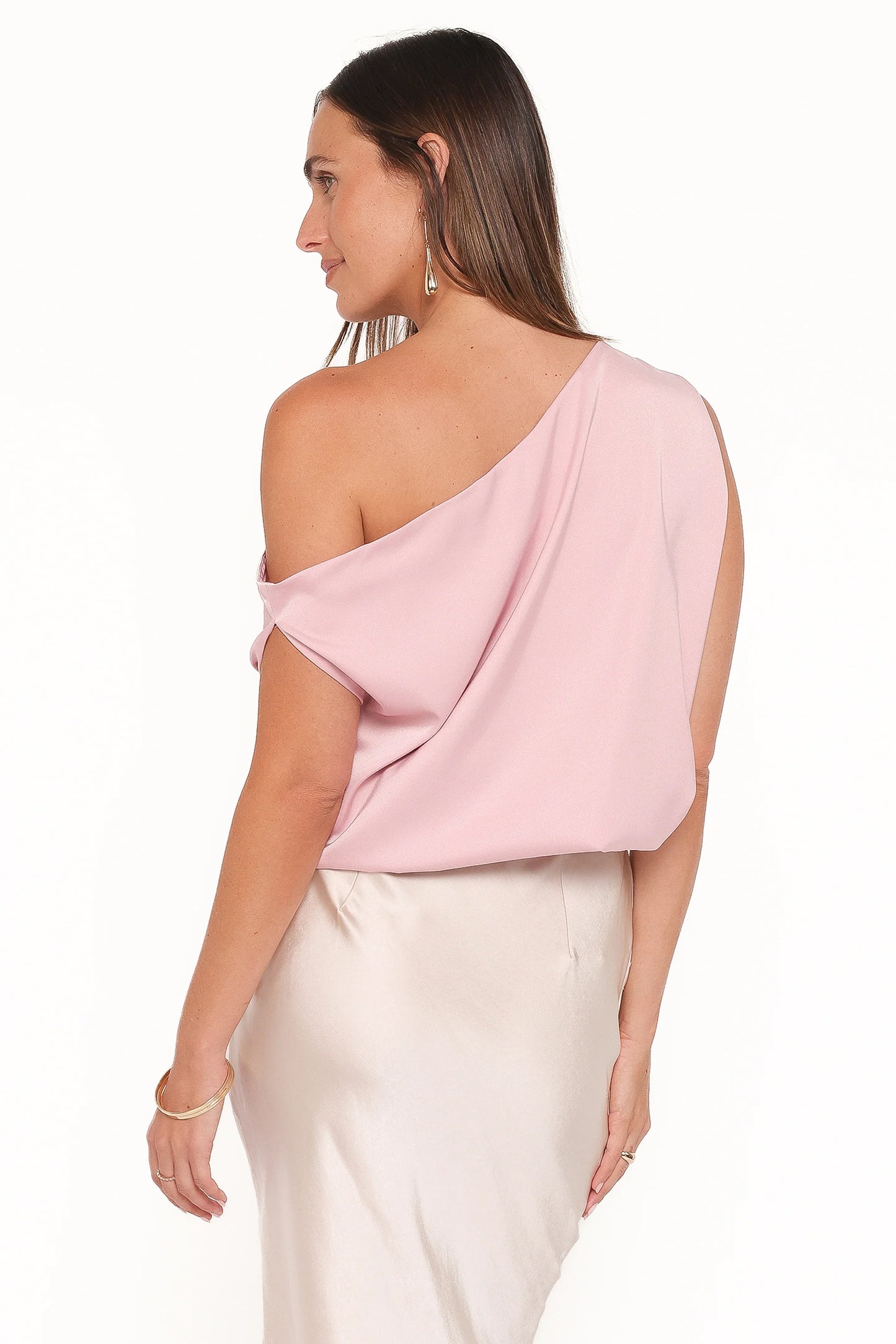 Chandler Off Shoulder Top Pink