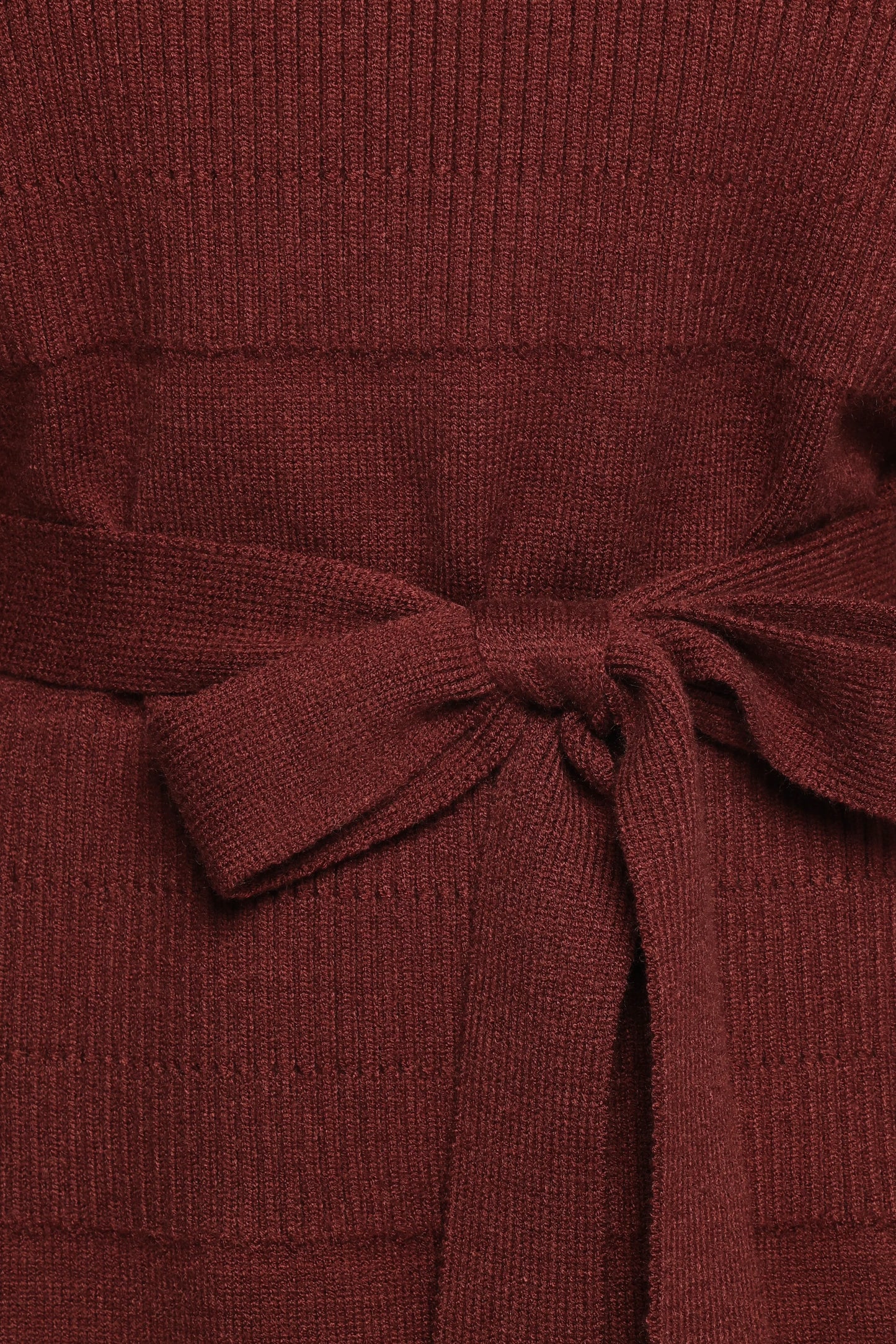 Lucca Mini Sweater Dress Chocolate Brown