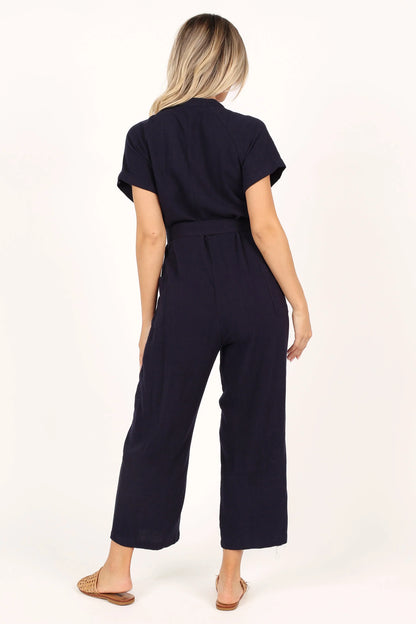 Archie Jumpsuit Navy