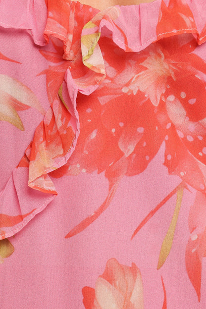 Charli Maxi Dress Tropical Floral