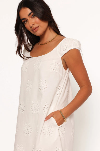 Pammy Mini Dress White