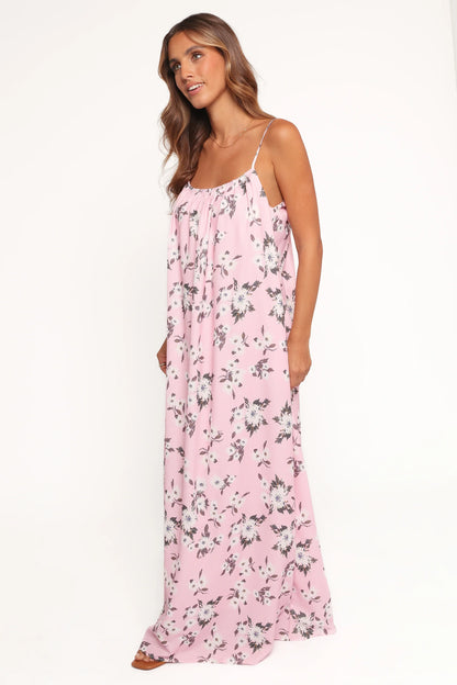 Lumina Maxi Dress Pink Floral