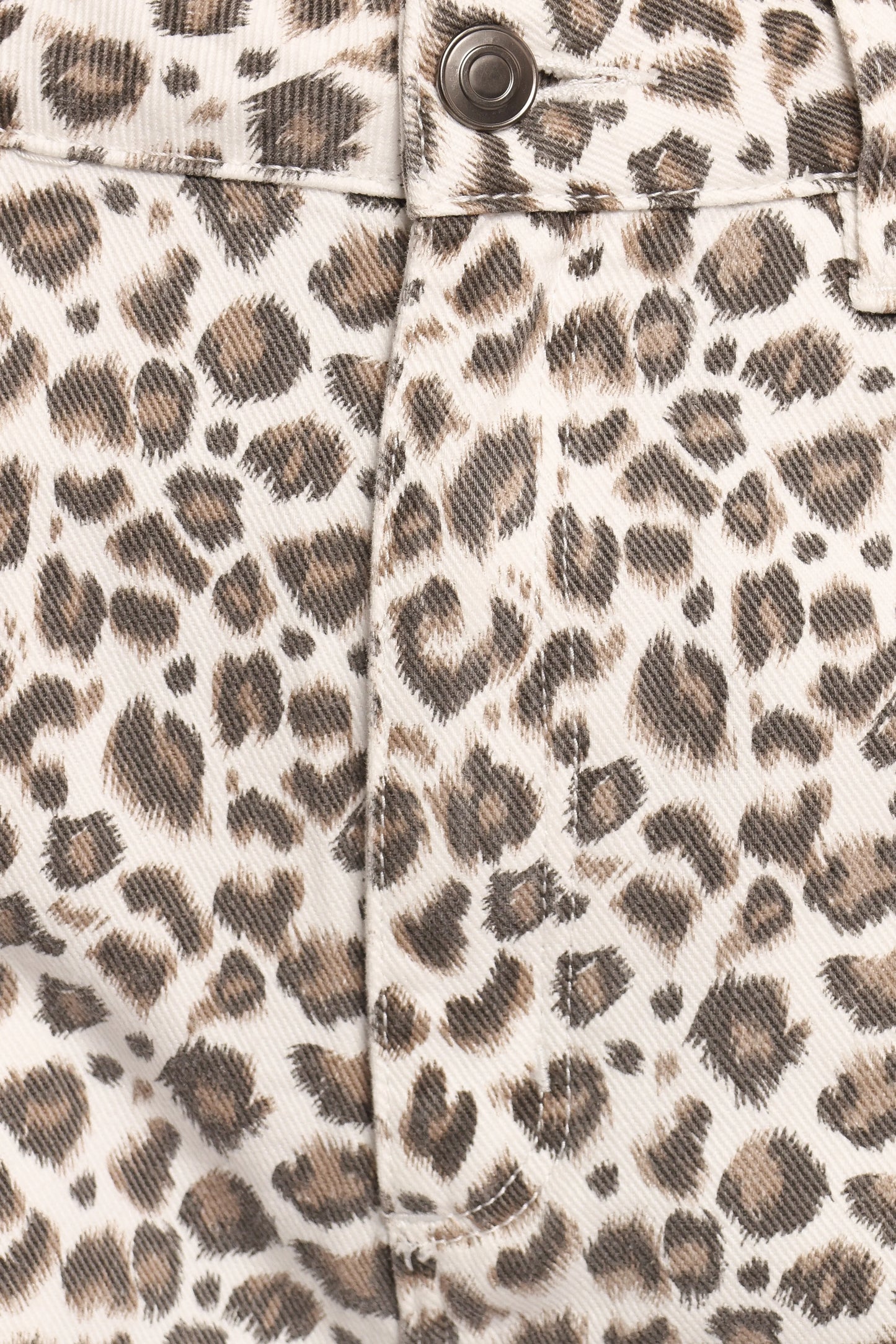 Leila Printed Wide Leg Jean Leopard
