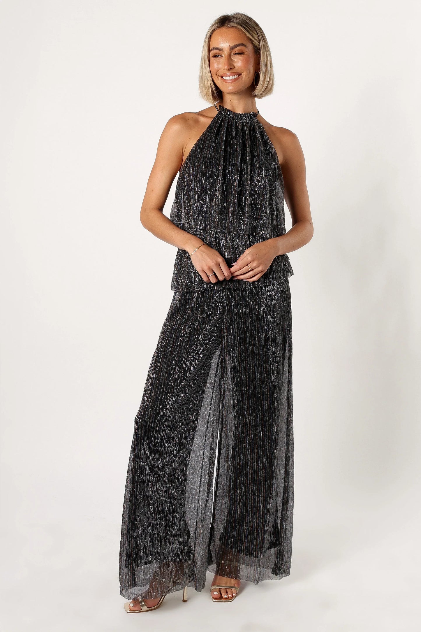Elly Halter Jumpsuit Black