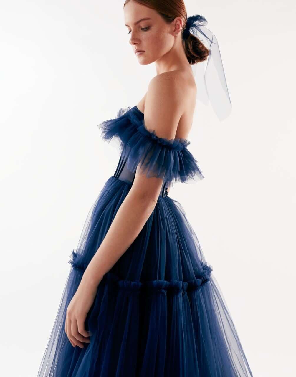 Elegant Off the Shoulder Maxi Dress