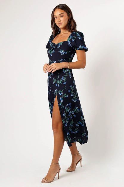 Hendrix Midi Dress Midnight Blues