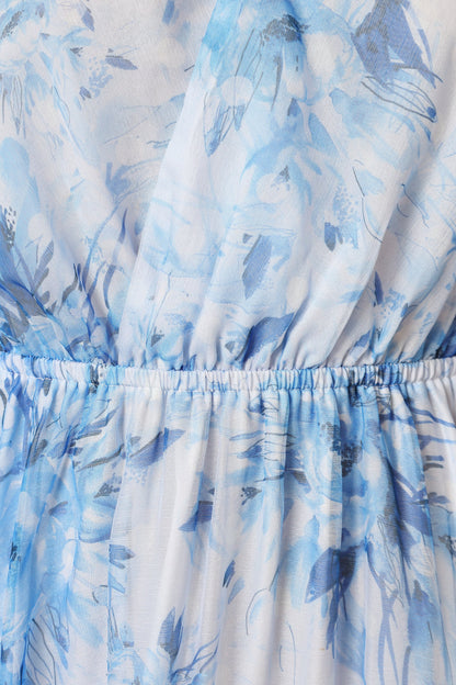 Anisa Maxi Dress Blue Floral