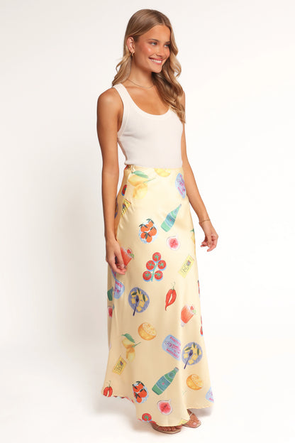 Kinsey Maxi Skirt Yellow