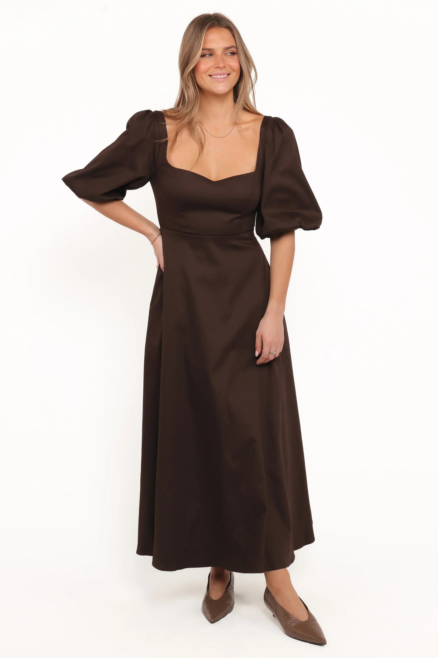 Merlena Maxi Dress Chocolate