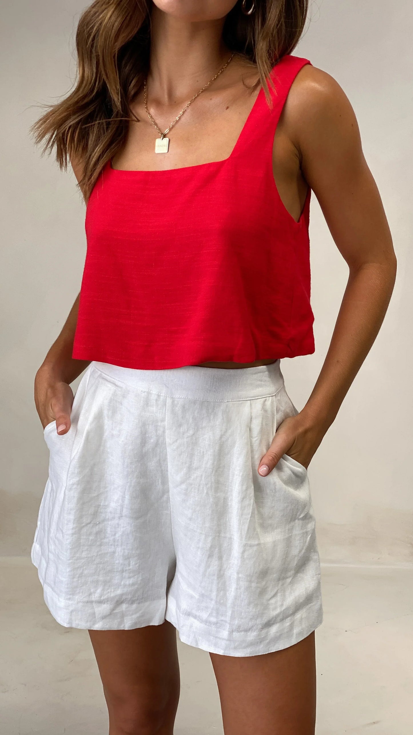 Tillie Shorts White