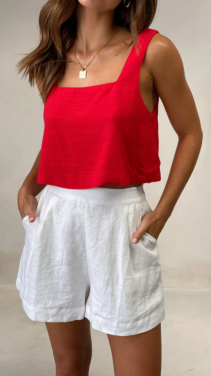 Tillie Shorts White