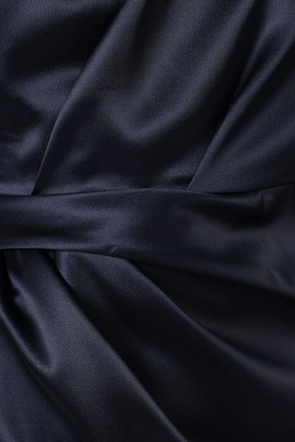 Nadia One Shoulder Maxi Dress Navy