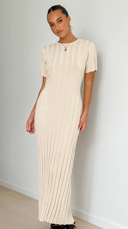 Mari Maxi Dress Sand