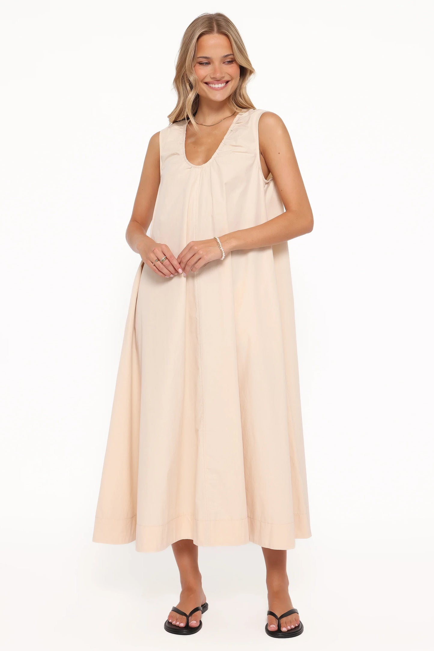 Laurita Maxi Dress Oatmeal