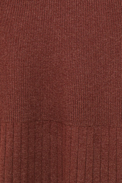 Makenna Knit Dress Brown