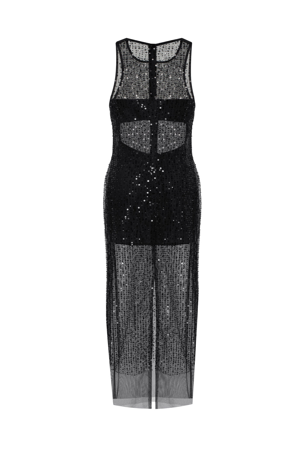 Sensational sheer lace maxi dress Xo Xo