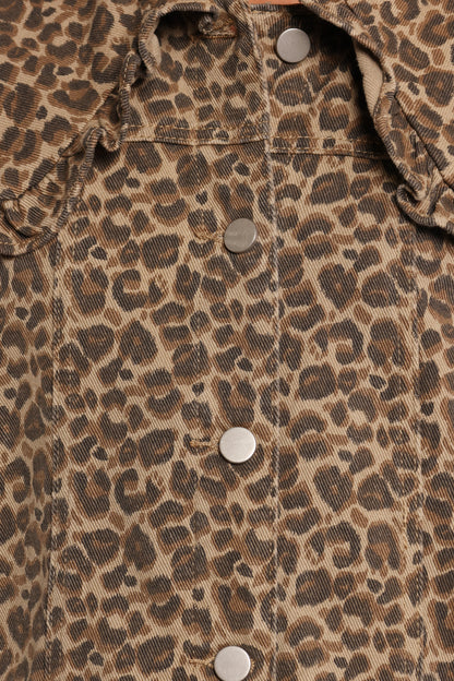 Jaelle Leopard Print Jacket Leopard