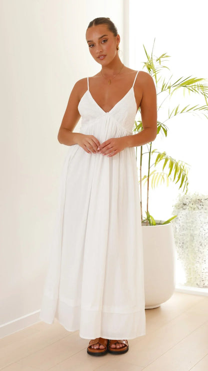 Elouise Maxi Dress White