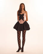 Sleeveless pink corset with detachable bow Parisienne