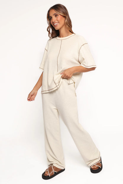 Angler Knit Set Cream