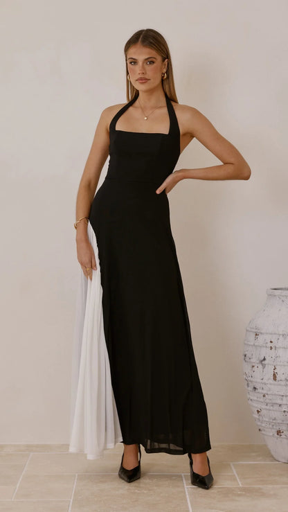 Cia Maxi Dress Black White