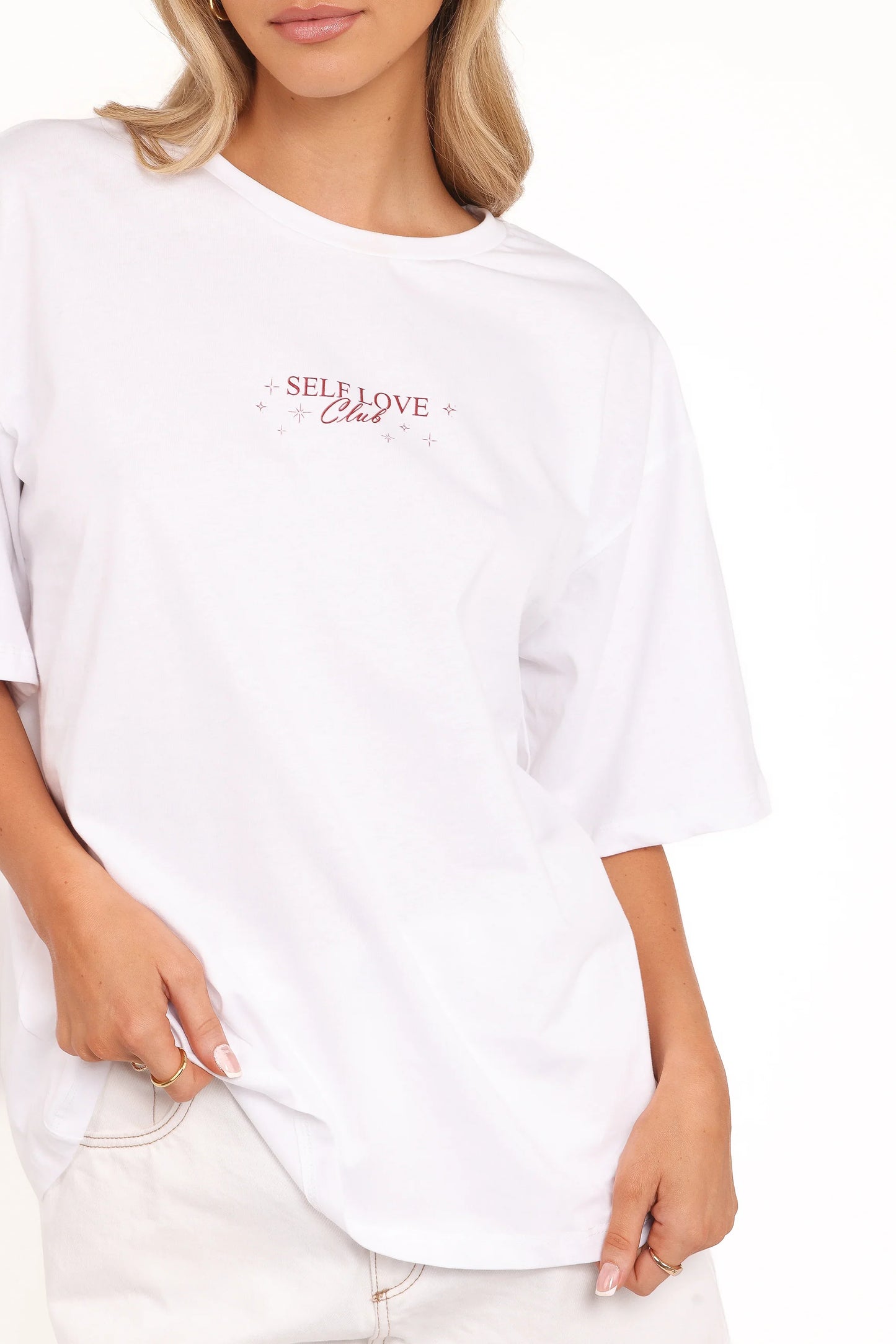 Runa Self Love Graphic Tee White