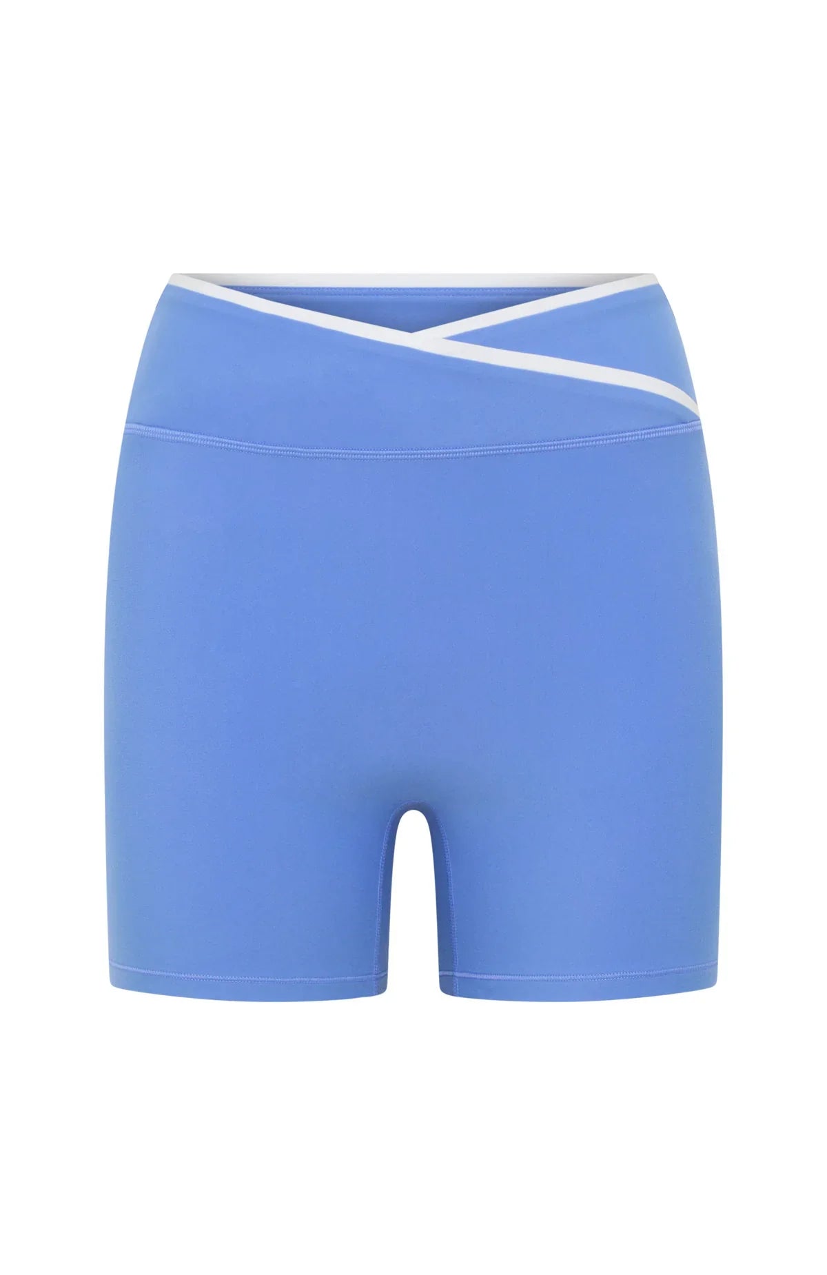 Defence Bike Shorts Blueberry White