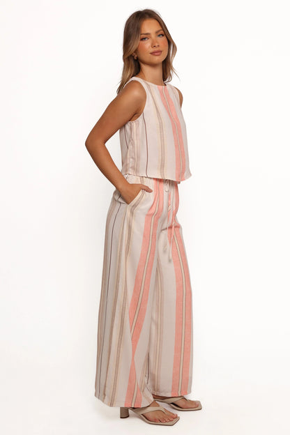 McKenzie Pant Set Multi Stripe
