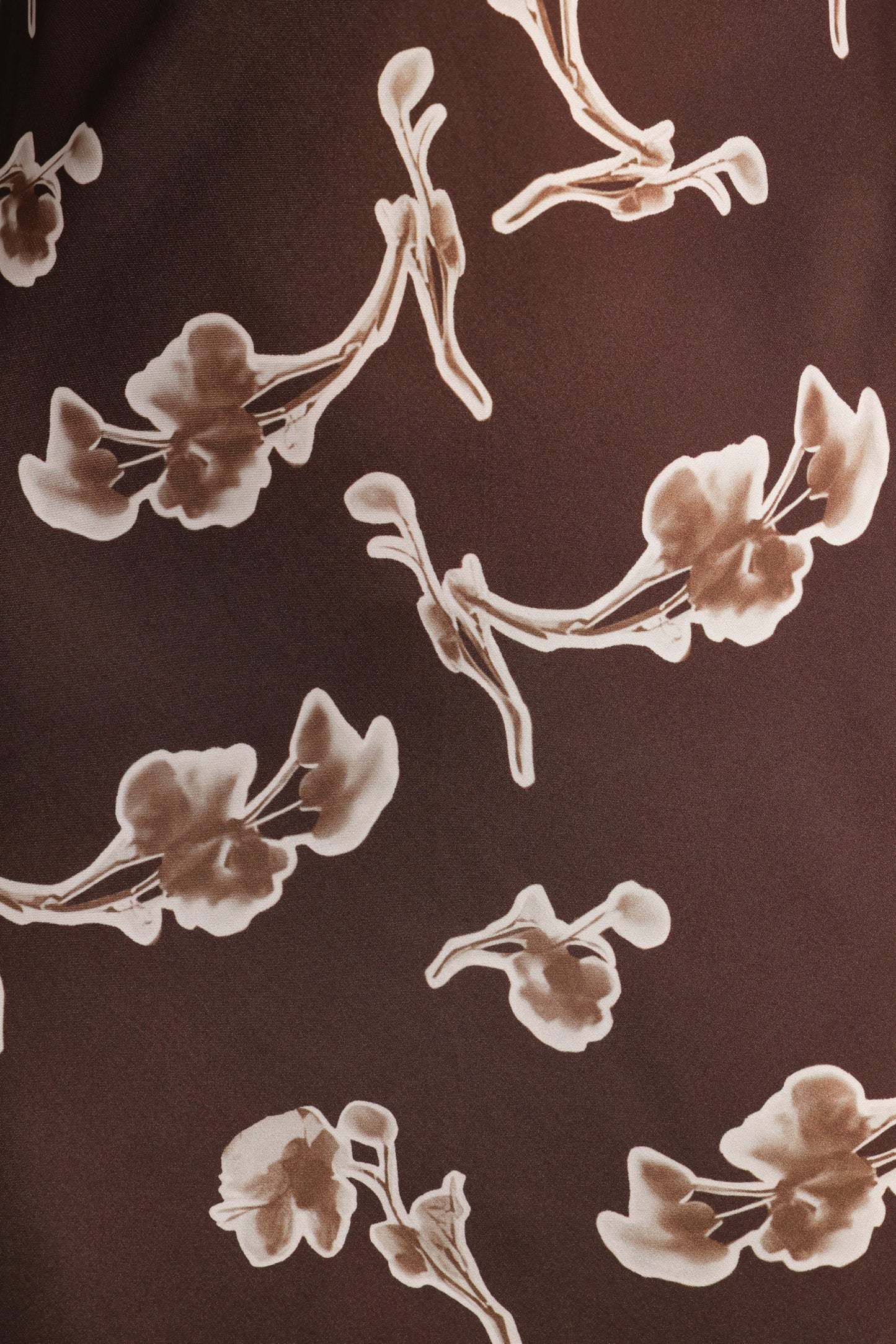 Maia Long Sleeve Maxi Dress Chocolate Orchid