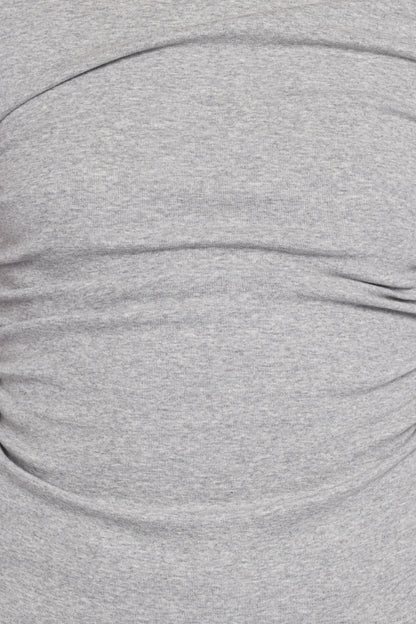 Nissa Long Sleeve Top Heather Grey