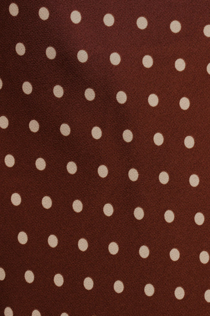 Kelso Top Brown Polka Dot