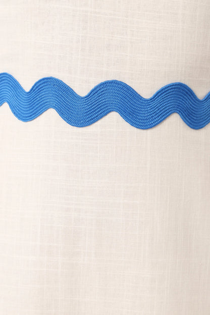 Nancy Maxi Dress Blue White