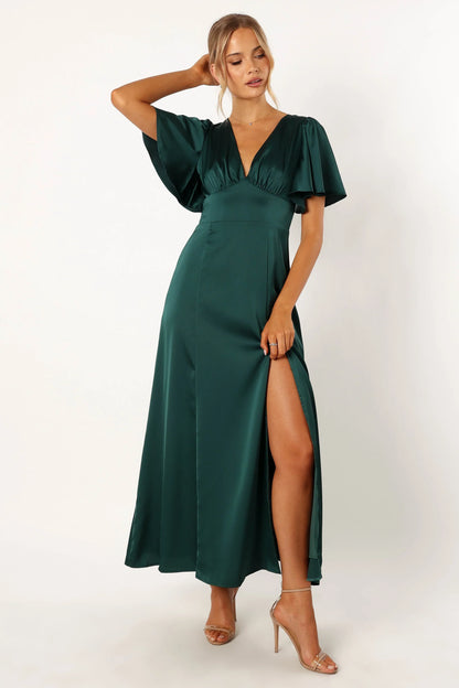 Casper Maxi Dress Hunter Green