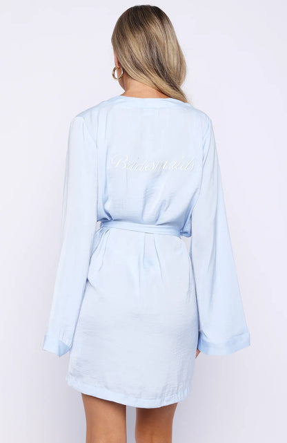 Bridal Party Robe Baby Blue